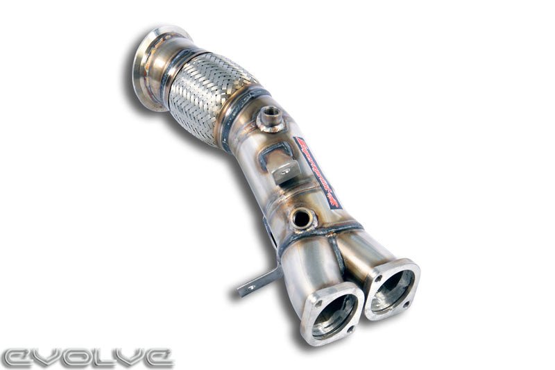 Supersprint Turbo Downpipe With De-cat - BMW E9X 3 Series 335i (N55) - Evolve Automotive